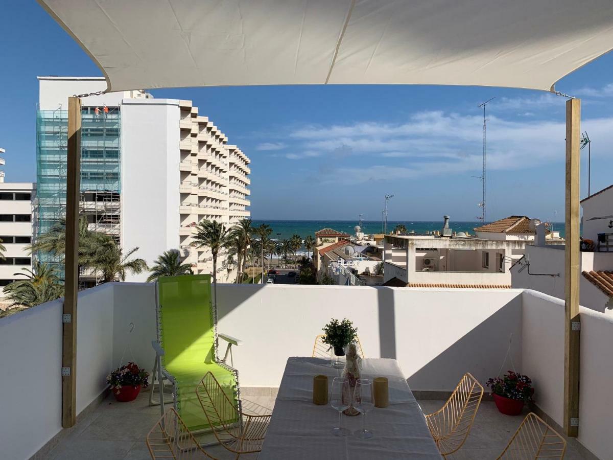 Апартаменты Lujoso Duplex En La Playa Con Vistas Al Mar Торремолинос Экстерьер фото