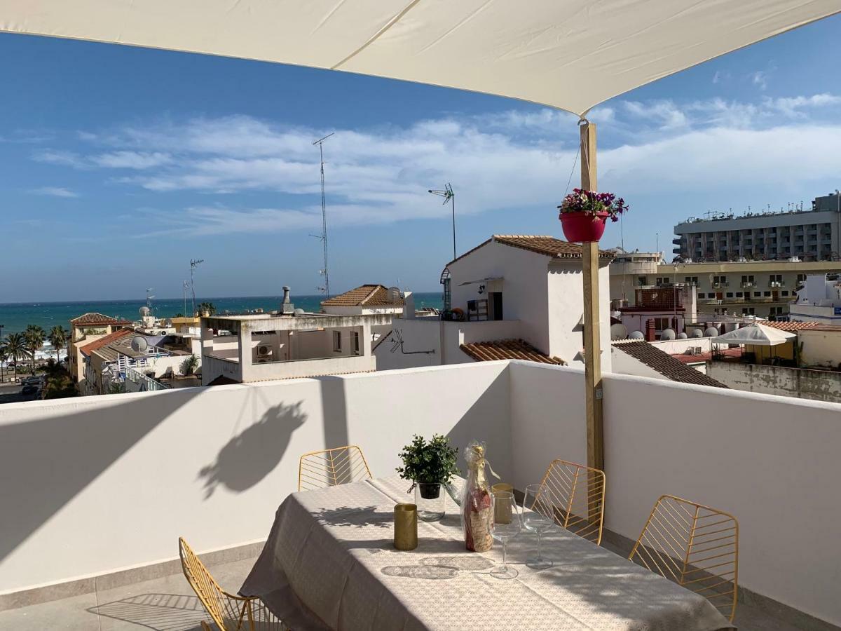 Апартаменты Lujoso Duplex En La Playa Con Vistas Al Mar Торремолинос Экстерьер фото